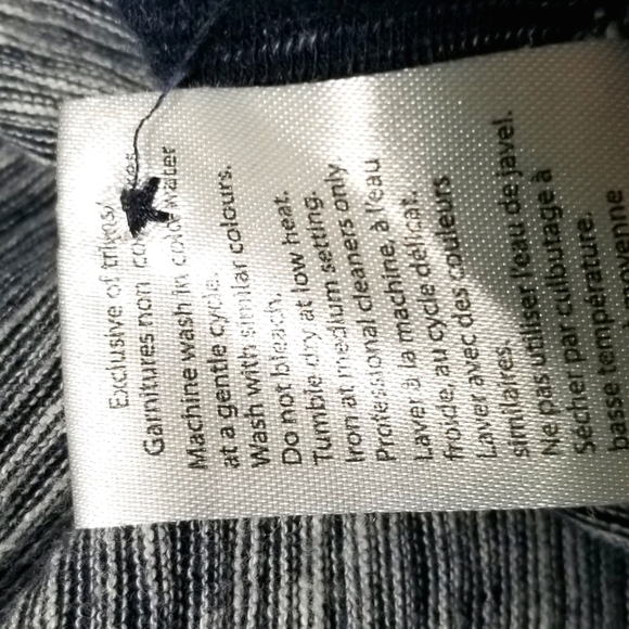 Silver Jeans Women's Top Size L Long Sleeve 3 Button Pull Over Jersey - Picture 8 of 8